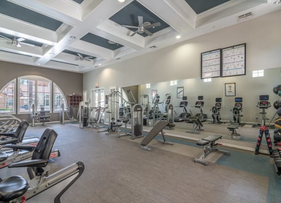 Fitness Center at Sonoma at Porter Ranch, California, 91326
