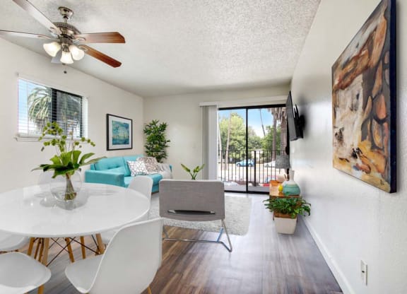 a living room with a couch  at Sherway Villa, California, 91335