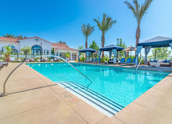 Swimming at Montecito Apartments at Carlsbad, Carlsbad, CA