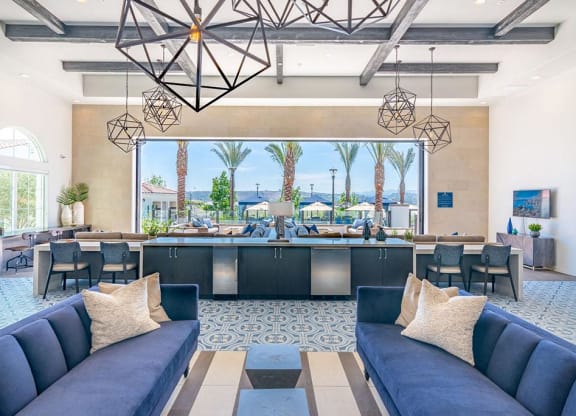 Couch for seating at Montecito Apartments at Carlsbad, Carlsbad, California