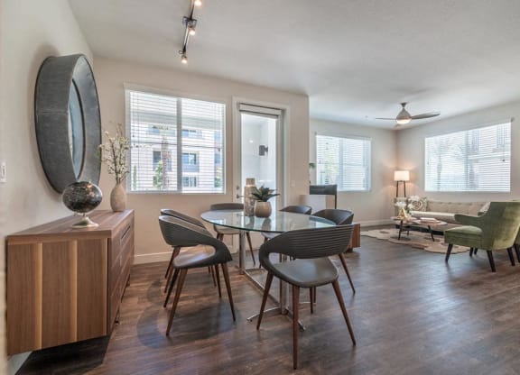 Dining at Montecito Apartments at Carlsbad, Carlsbad