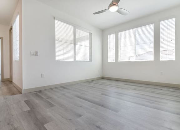 Unfurnished living room at Montecito Apartments at Carlsbad, Carlsbad, California