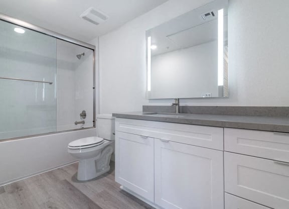 Bath at Montecito Apartments at Carlsbad, California