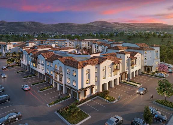 Pradera San Ramon CA Rendering exterior corner