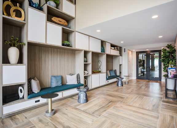 Social Lounge in lobby at Pradera Apartments, San Ramon, CA,  94582