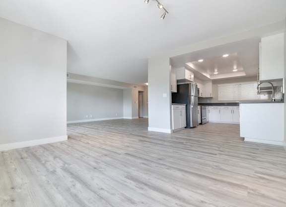 Living And Kitchen at Bixby Hill Apartments, Long Beach, CA, 90815