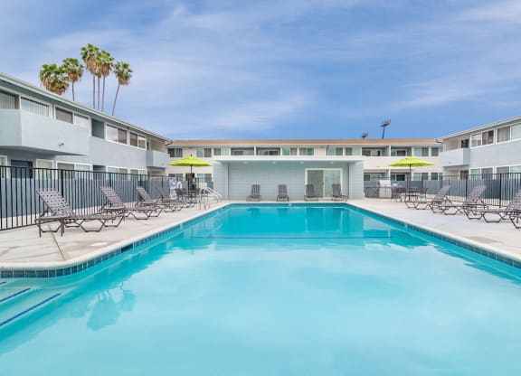 Refreshing Pool Areas at Park Apartments, Norwalk, 90650
