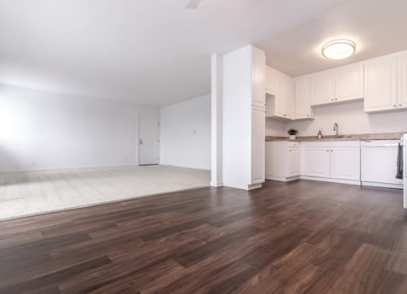 Unfurnished Living Area at Park Apartments, Norwalk, CA, 90650
