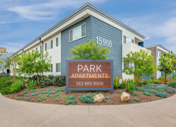 Property Signage at Park Apartments, California, 90650