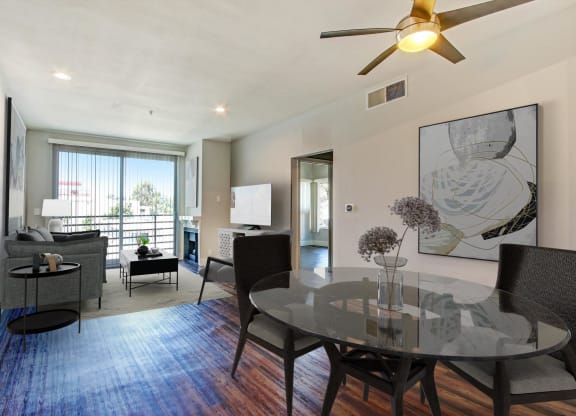 Living Room at 430 Kelton, Los Angeles, CA