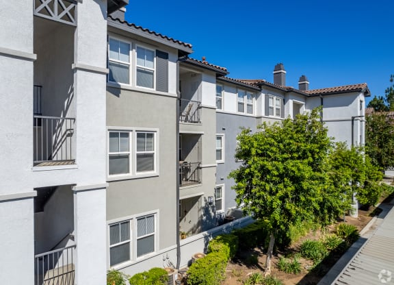 a view of an apartment building at Canyon Crest, Riverside, CA