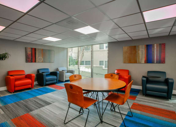 Resident Lounge at 430 Kelton, Los Angeles, CA