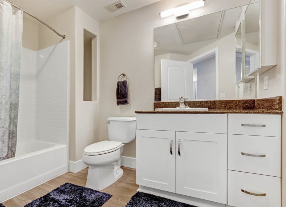 Bathroom at Apex Mission Valley, San Diego, CA, 92108