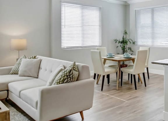 Faux Wood Flooring at Apex Mission Valley, California