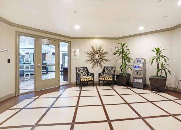 Lobby at Apex Mission Valley, San Diego, California