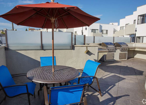 Outdoor Area at Atrium, Los Angeles, California