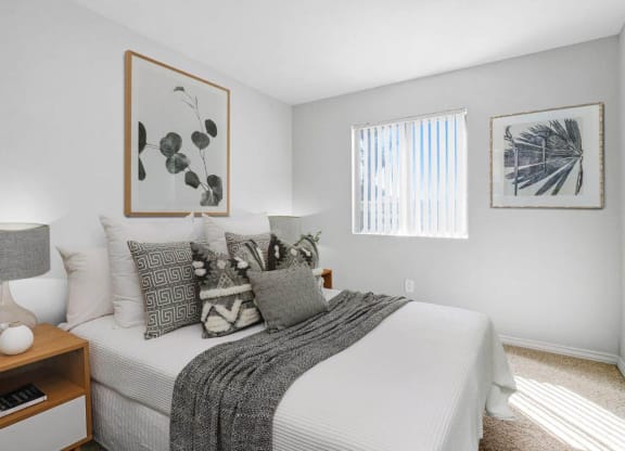 King Size Bedroom at The Park Apartments, Rancho Cucamonga, California