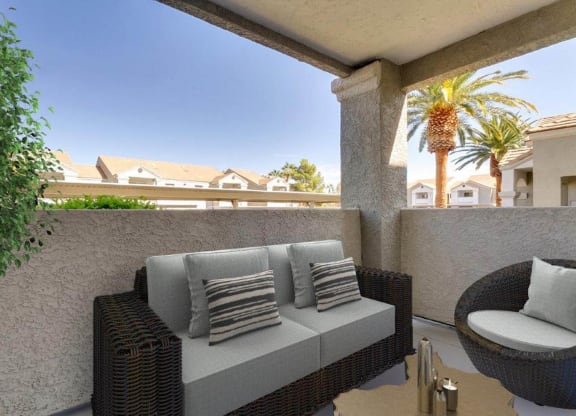 Balcony at Bella Terra Apartments, Henderson