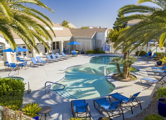 Pool at Bella Terra Apartments, Henderson, Nevada