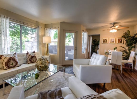 Modern Living Room at Bermuda Terrace, Las Vegas, Nevada