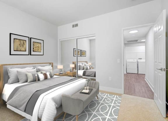 Bedroom at Canyon Crest, California