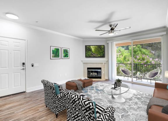 Modern Living Room at Canyon Crest, Riverside, CA, 92507
