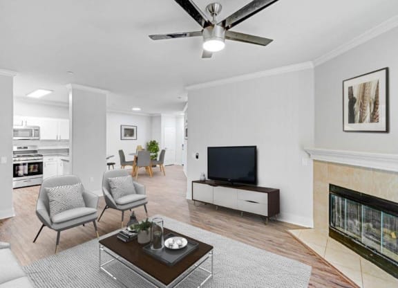 Living Room at Canyon Crest, California, 92507