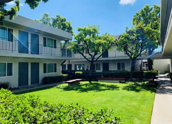 Lush Green Outdoor at Clair Del and Clair Del Gardens, Long Beach, CA, 90807