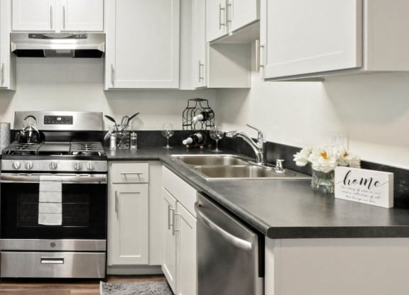 Kitchen at Clair Del and Clair Del Gardens, Long Beach, CA, 90807