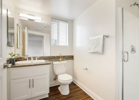 Modern Bathroom at Madison Toluca, California