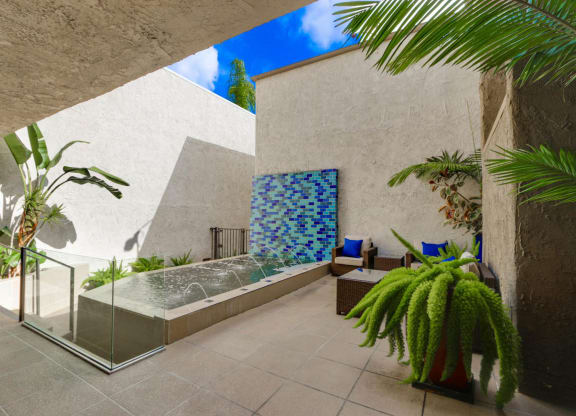 Fountain at Meridian Apartments, California, 90066