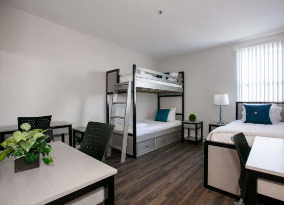 Bedroom with window light `
