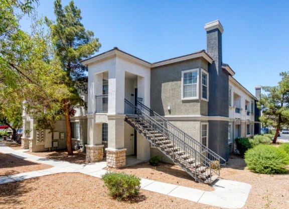 Building Exterior at Milan Apartment Townhomes, Las Vegas, NV