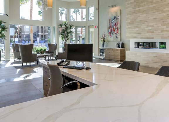 Lobby area at Milan Apartment Townhomes, Las Vegas, 89183
