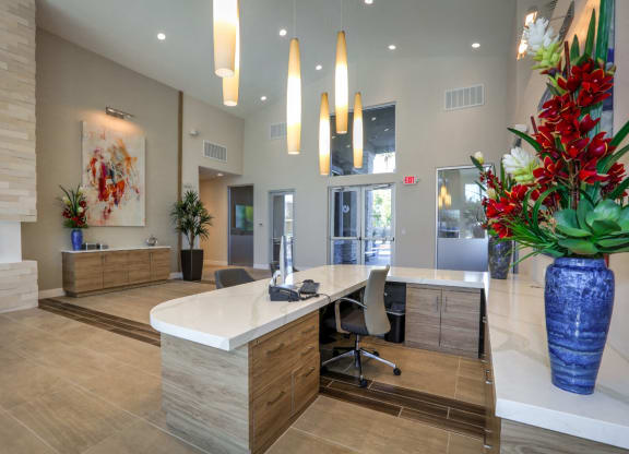 Living room at Milan Apartment Townhomes, Las Vegas, Nevada