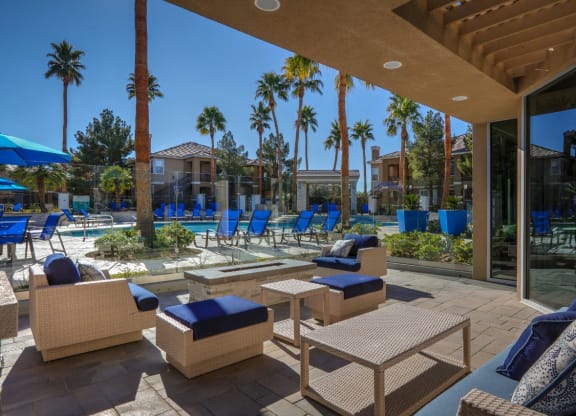 BBQ area at Milan Apartment Townhomes, Las Vegas, 89183