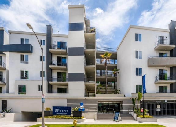 Property Exterior at The Plaza Apartments, California