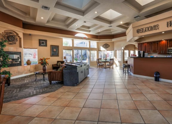 Clubhouse Lobby at Rancho Serene, Las Vegas