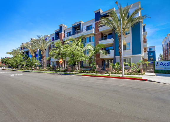 Exterior View at The Adler Apartments, Los Angeles, 90025