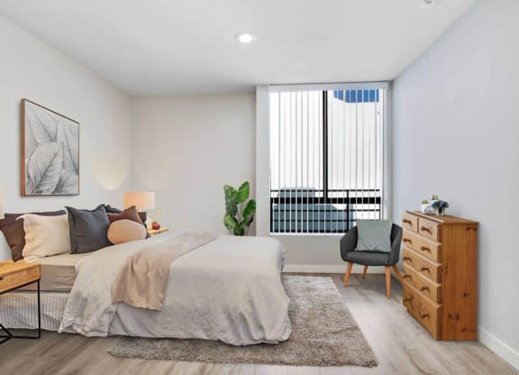 Bedroom at The Kenmore Los Feliz, Los Angeles, CA, 90027-4063