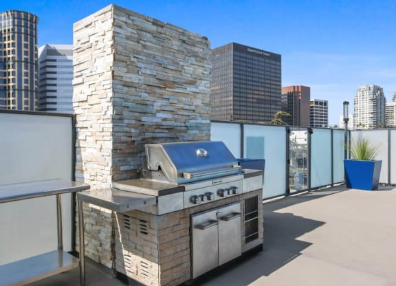 Barbeque at Rochester Apartments, California, 90024