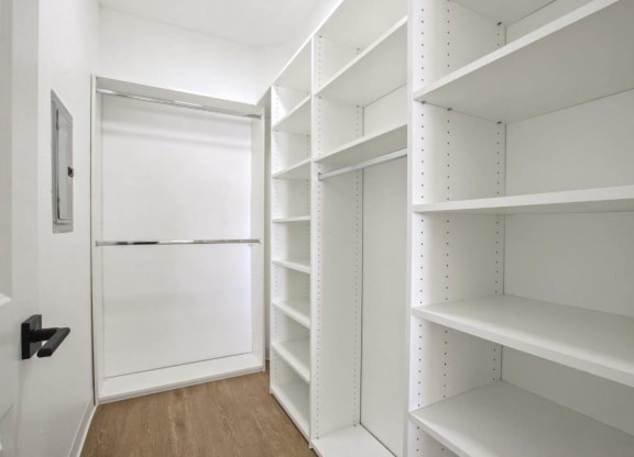 Walk In Closet at Rochester Apartments, Los Angeles
