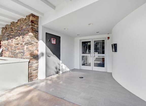 Entrance View at Toluca Court, Toluca Lake
