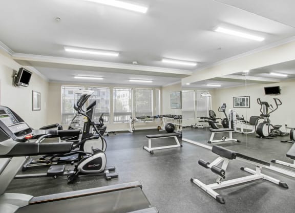 Fitness Center at Toluca Court, Toluca Lake, CA, 91602