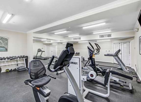 Modern Fitness Center at Toluca Court, Toluca Lake, CA