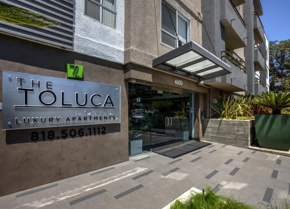 Entrance View at Toluca Lofts, Toluca Lake, CA, 91602