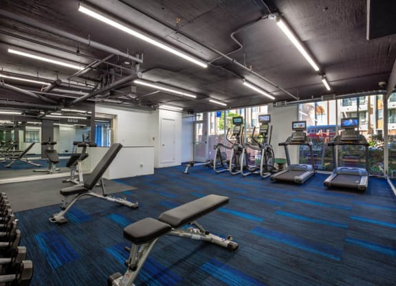 Two Level Fitness Center at Waterstone at Metro, California