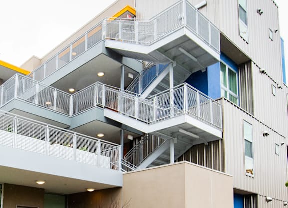 Outside Building 1