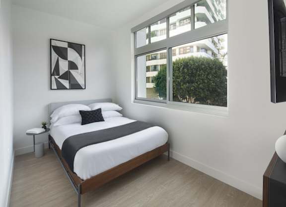 Bedroom at Wilshire Margot, California 
