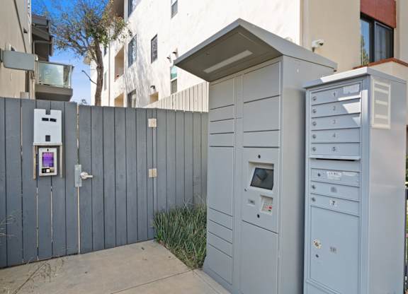 Mailboxes at The Aster, Los Angeles, CA